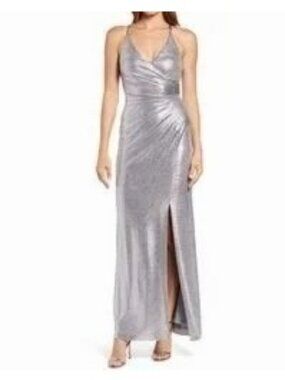 ELIZA J.-FRONT SPLIT WOMENS DRESS SIZE 6